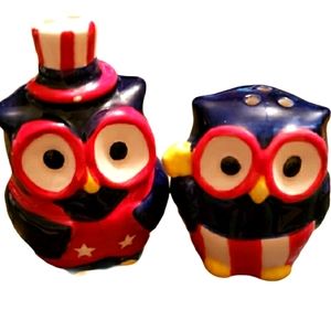 American style owl salt/pepper shakers